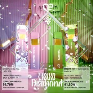 Favs Guava Gelato & Thin Mints 2G Liquid Diamond – Strongest THC Vape