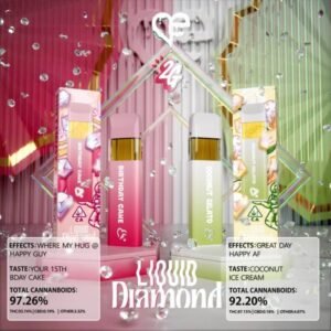 Favs Birthday Cake & Coconut Gelato 2G Liquid Diamond – Strongest THC Vape