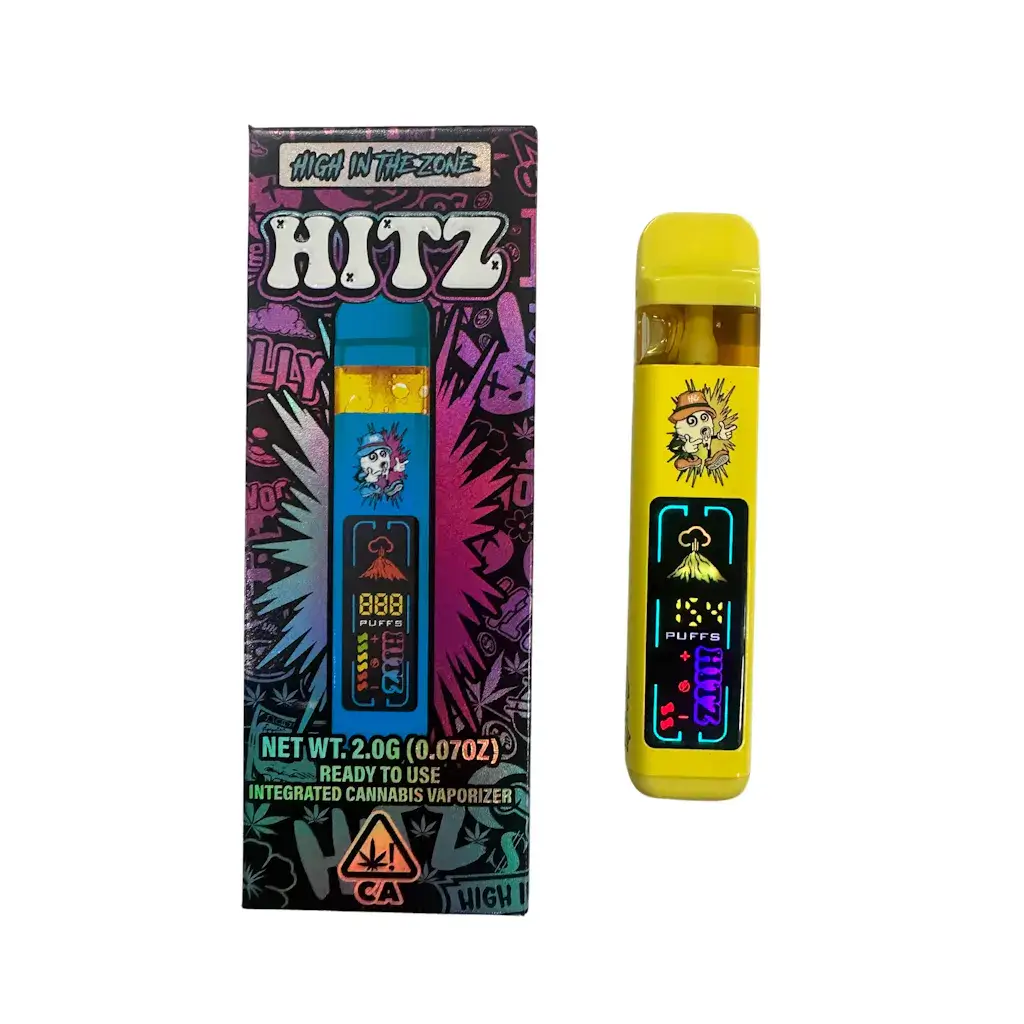 Hitz Gen 6 Blue Razz 2G Disposable β Strongest THC Vape