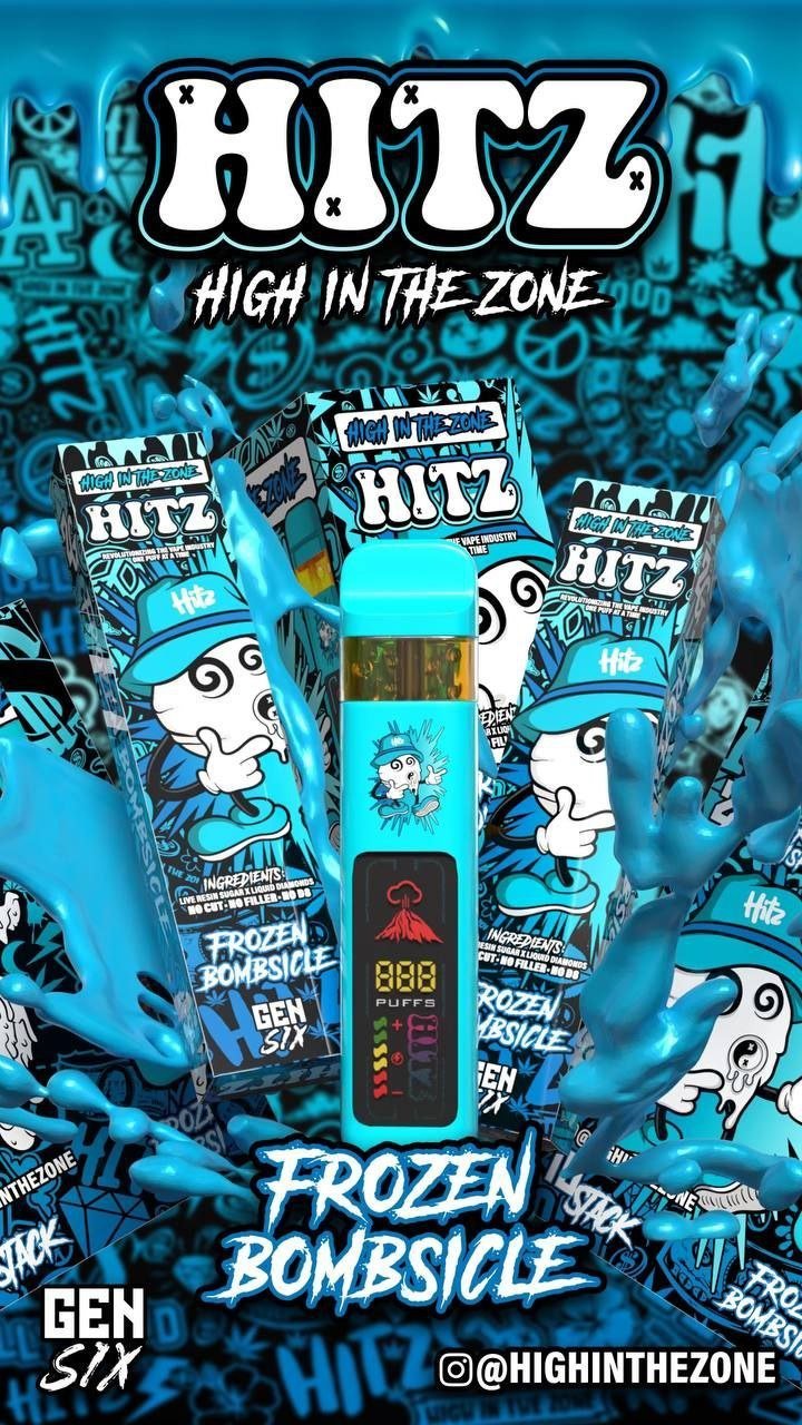 Hitz Gen 6 Frozen Bobsicle 2G Disposable – Strongest THC Vape