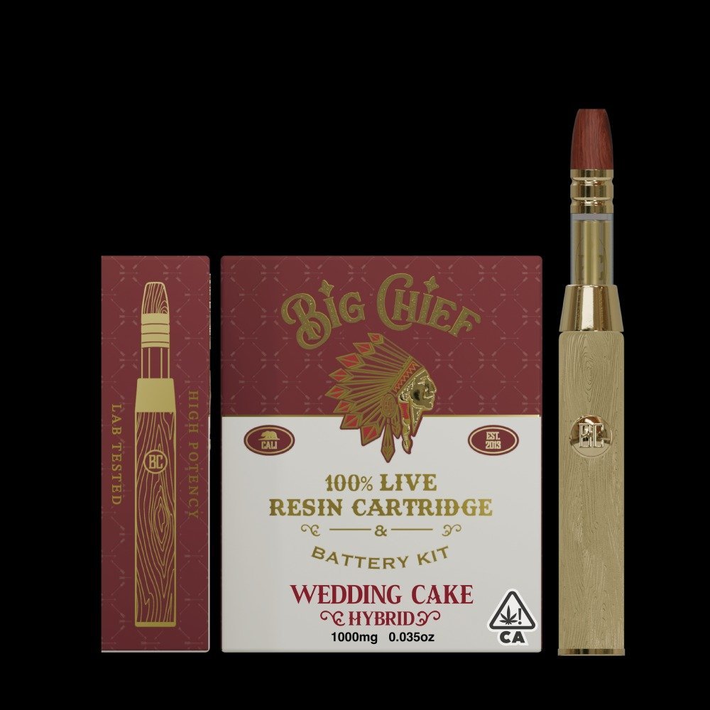 Big Chief Wedding Cake 1G Cart β Strongest THC Vape