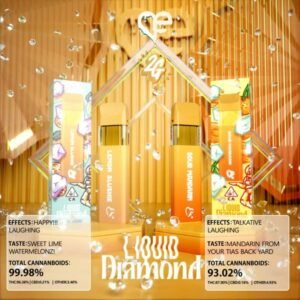 Favs Lemon Slushie & Sour Mandarin 2G Liquid Diamond – Strongest THC Vape