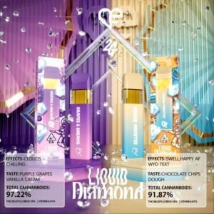 Favs Grapes & Dreams & Cookie Monster 2G Liquid Diamond – Strongest THC Vape