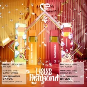 Favs Orange Fanta & Pomegranate 2G Liquid Diamond – Strongest THC Vape