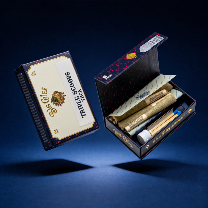 Big Chief 8-Pack Pre-Rolls with Matches β Strongest THC Vape