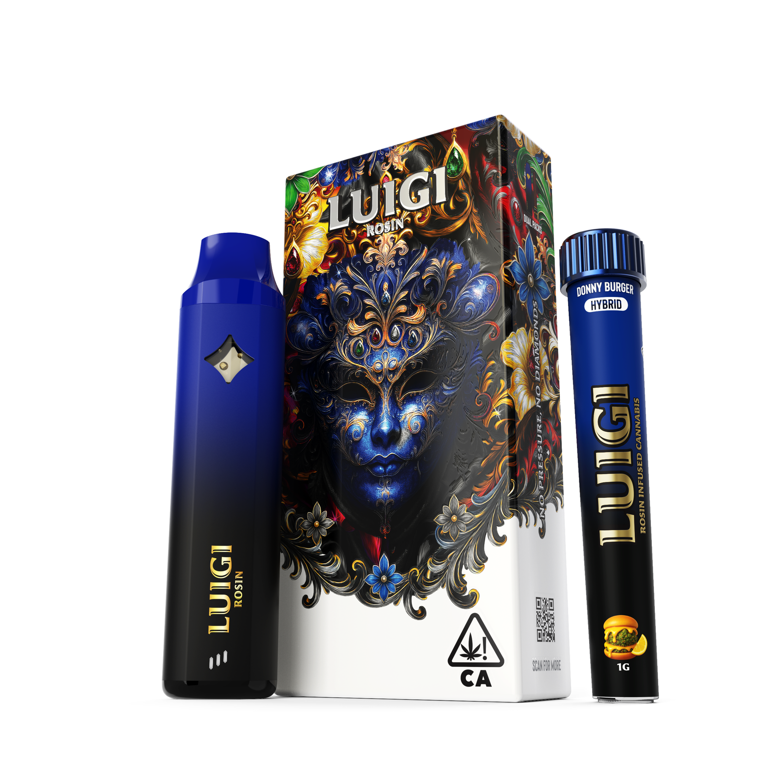 Luigi Donny Burger Rosin Cart β Strongest THC Vape
