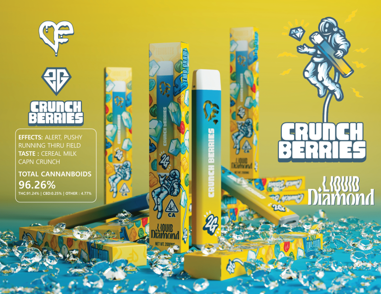 Favs Crunch Berries 2G Liquid Diamond β Strongest THC Vape