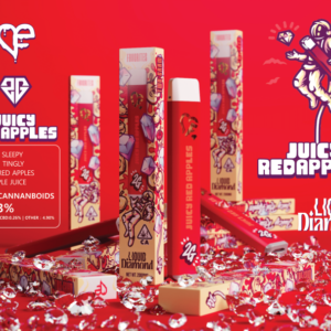 Favs Juicy Red Apples 2G Liquid Diamond – Strongest THC Vape