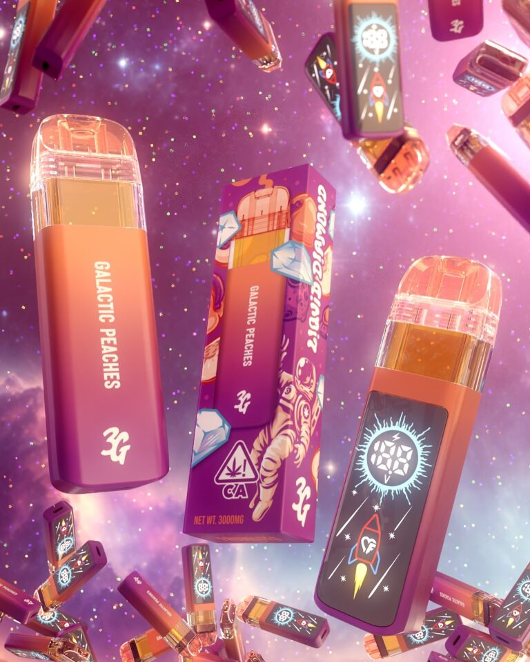 Favs 3G Galactic Peaches 3G Disposable β Strongest THC Vape