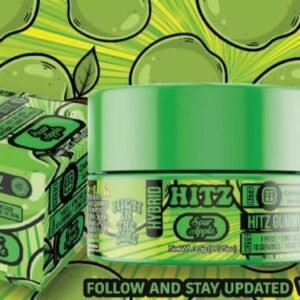 Hitz Sour Apple THC Gummies – Strongest THC Vape