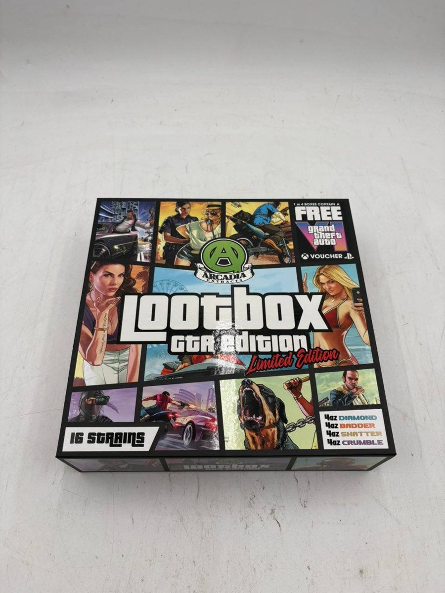 Arcadia Lootbox GTA Edition Concentrates – Strongest THC Vape