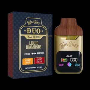Big Chief Duo Mango Tango × Cherry Fritter 2G Duo Disposable – Strongest THC Vape