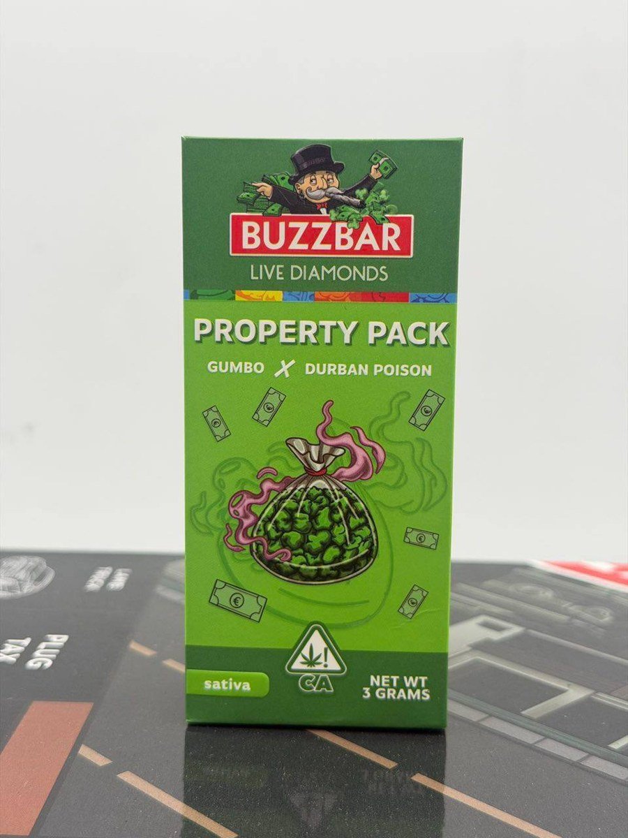Buzzbar 3G Live Diamonds Disposable Monopoly Edition
