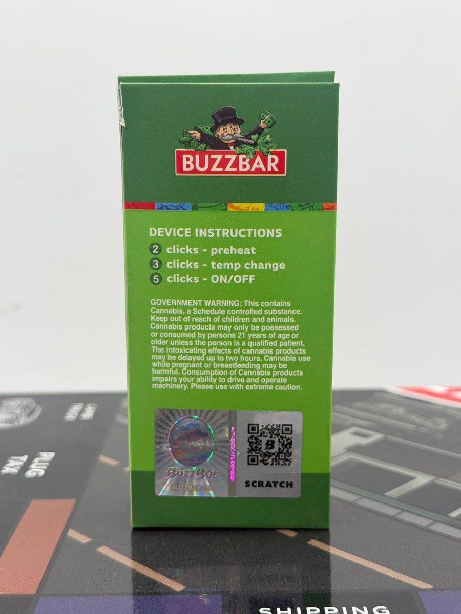 Buzzbar 3G Live Diamonds Disposable Monopoly Edition - Image 4