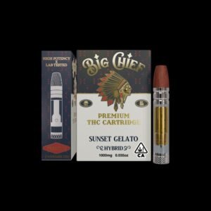 Big Chief Sunset Gelato 1G Cart – Strongest THC Vape