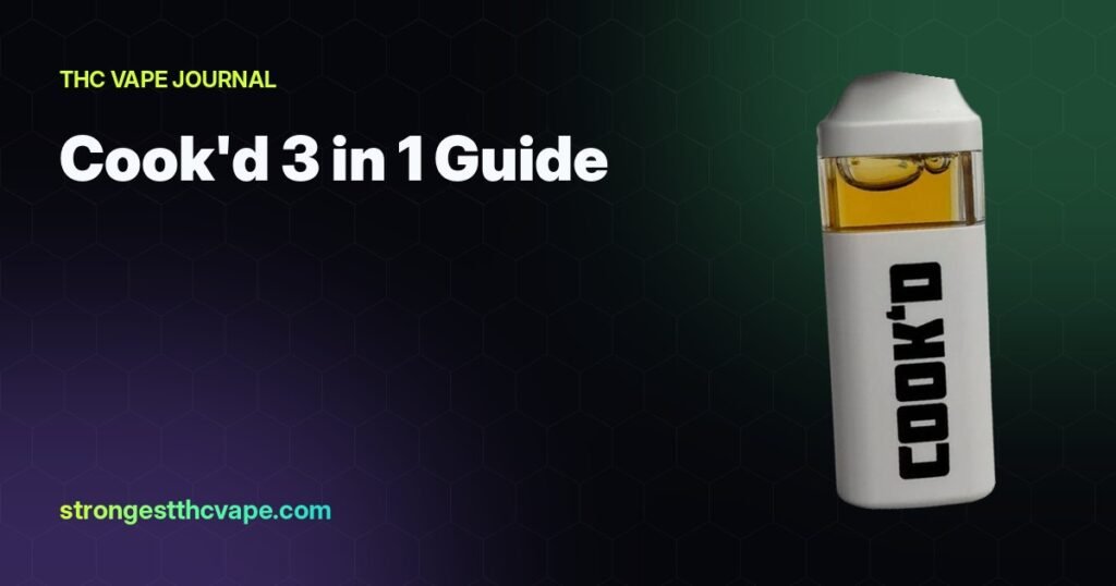 Cook'd 3 in 1 Guide: Flavors, Prices & Bulk Options – Strongest THC Vape