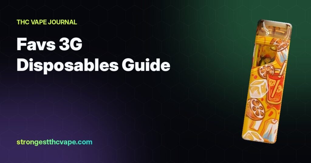 Favs 3G Disposables Guide: Flavors, Prices & Bulk Options – Strongest THC Vape