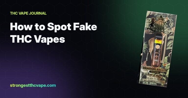 How to Spot Fake THC Vapes: A 10-Point Checklist