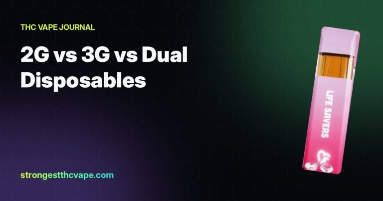 2G vs 3G vs Dual THC Disposables: Which Format Should You Buy?