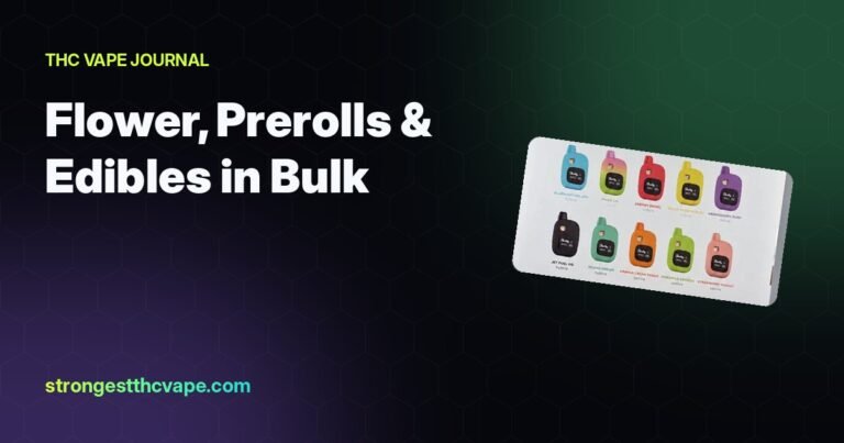 THC Flower, Prerolls and Edibles in Bulk: Prices by Weight and Piece