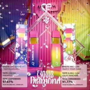 Favs Blue Meteorite & Candyland 2G Liquid Diamond – Strongest THC Vape