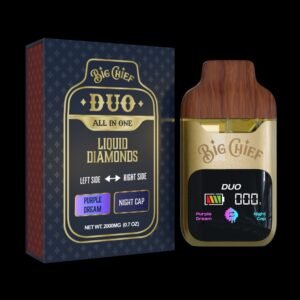 Big Chief Duo Purple Dream × Night Cap 2G Duo Disposable – Strongest THC Vape