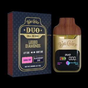 Big Chief Duo Guava Pop × Blackberry Jam 2G Duo Disposable – Strongest THC Vape