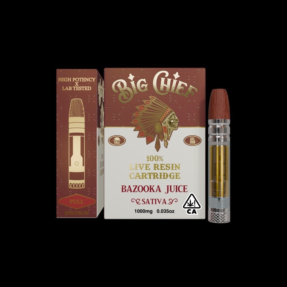 Big Chief Bazooka Juice 1G Cart (Hybrid) β Strongest THC Vape