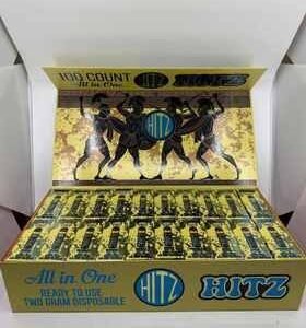 Hitz Gladiator Strawberry Cough 2G Disposable (Sativa) – photo 3 – Strongest THC Vape