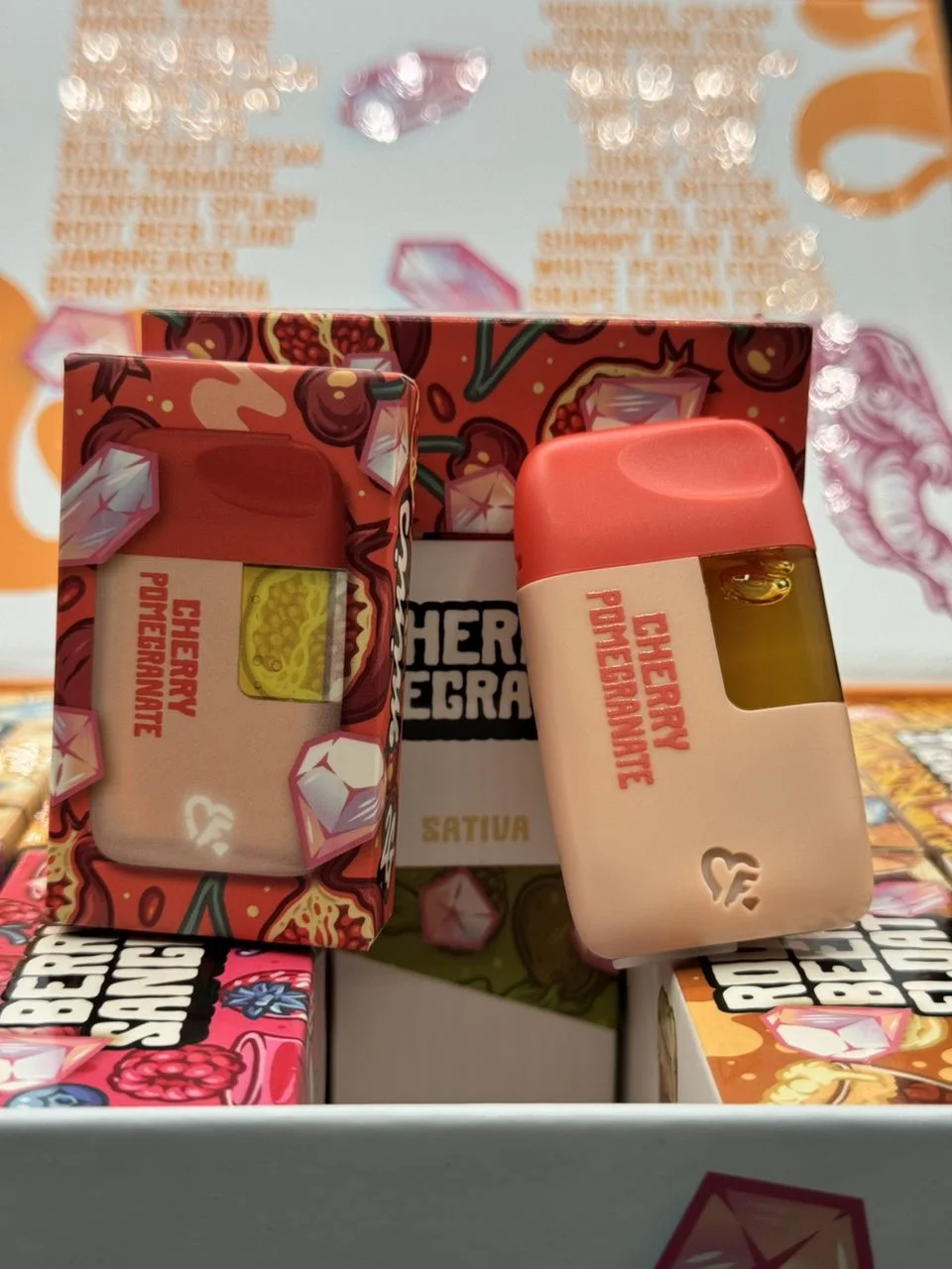 Favs Cherry Pomegranate 2G Mini β Strongest THC Vape
