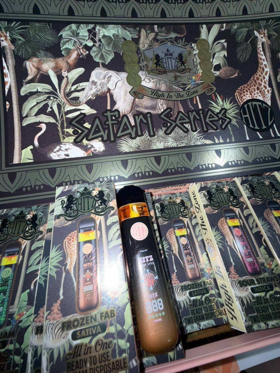 Hitz Safari Atomic Habibi 2G Disposable (Indica) – Strongest THC Vape