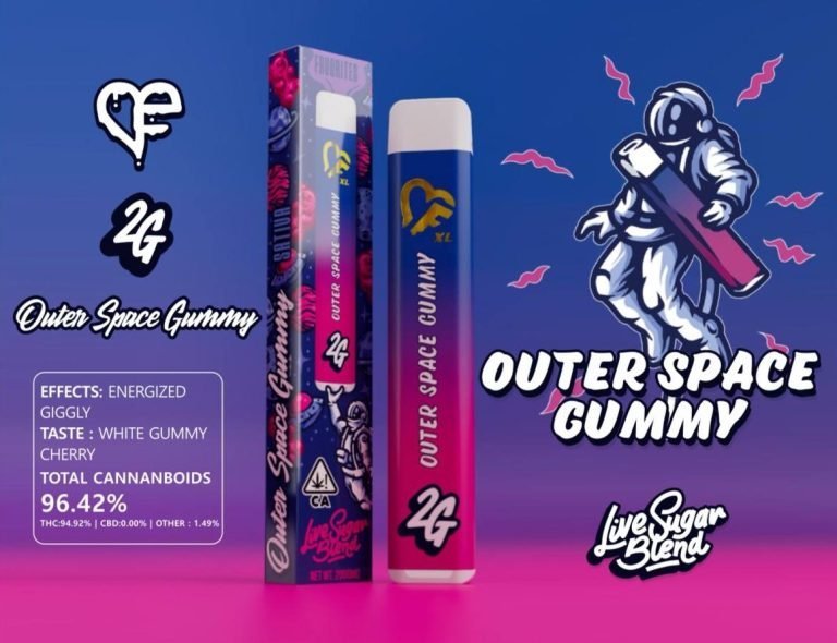 Favs Outer Space Gummy 2G Live Resin – Strongest THC Vape