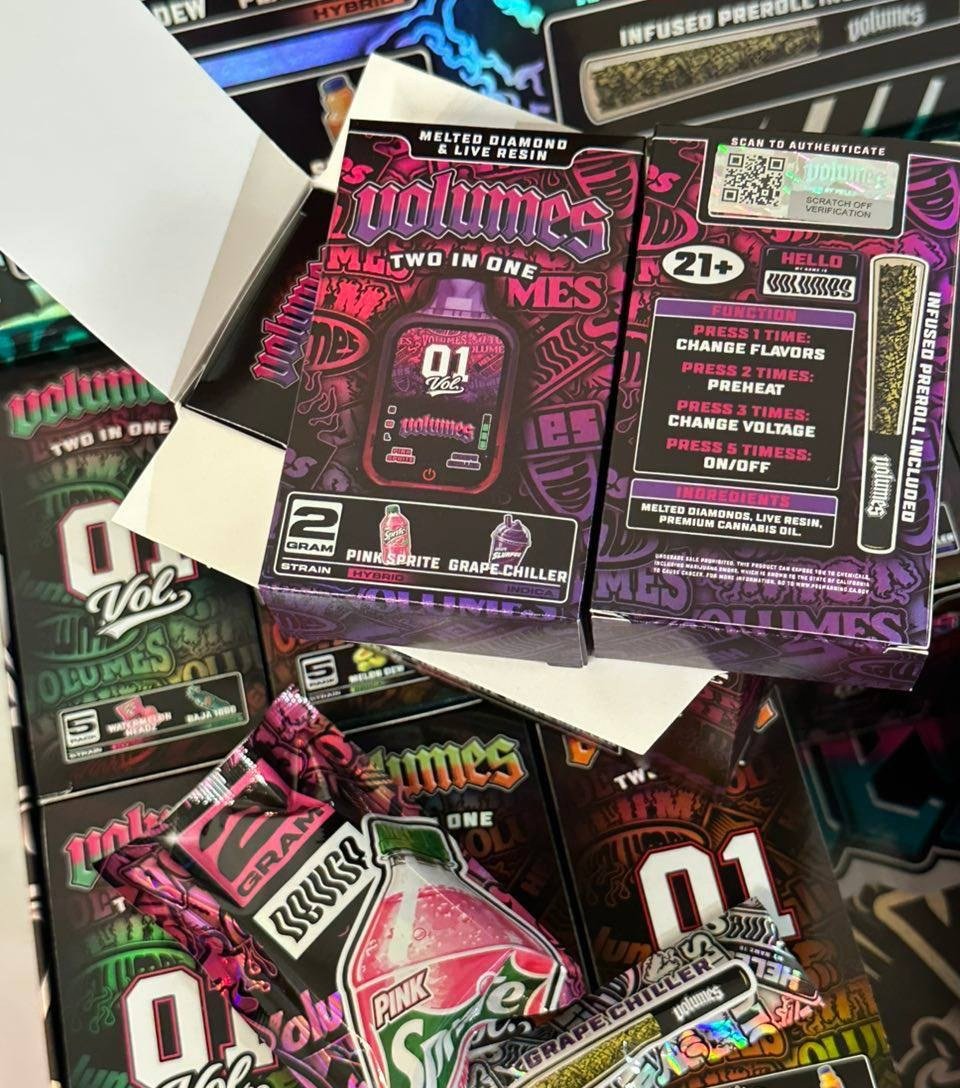 New Volumes 2G Two in One Disposable + Infused Preroll – photo 3 – Strongest THC Vape
